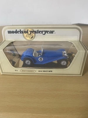 Matchbox Models of Yesteryear Y-3 1934 Riley MPH in Blue ~ Racing Number 6 ~ NEW - Image 1 of 4