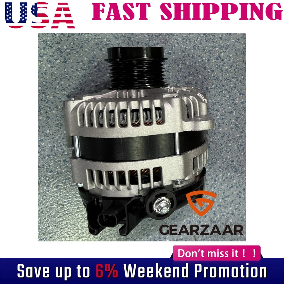 Fit Chevrolet Silverado GMC Sierra 2014 2015-2019 1500 5.3L 6.2L Alternator - Image 1 of 4