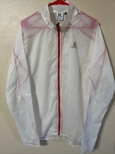 Chaqueta ligera Salomon Clima Wind Lab transparente blanca X-grande - Imagen 1 de 10