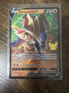 Pokemon TCG Zamazenta V 18/25 Celebrations NM - Bild 1 von 1