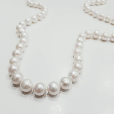COLLANA PERLE AKOYA BIANCHE da 5 - 5.5 mm AA+ Lunghezza Selezionabile - Immagine 1 di 3