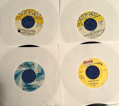 CLASSIC ROCK - 45 RPM LOT OF 20 - DEEP PURPLE/PROCOL HARUM /ROLLING STONES/DYLAN - Image 1 of 4