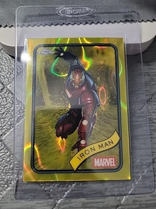2025 Topps Chrome Marvel GOLD Lava Refractor Iron Man #1 A46 - Bild 1 von 2