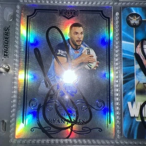 Ryan James Signed 2017 Elite Parallel NRL card Gold Coast Titans - Picture 1 of 1