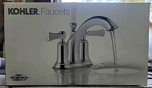 Kohler Elliston R72780-4D1-CP Rubinetto bagno 2 maniglie cromato lucido - Foto 1 di 2