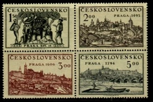 Czechoslovakia MNH Sc 429a Mi 630-33 Value 35 Euro - Picture 1 of 1
