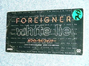 FOREIGNER Japan 1994 Tall 3" CD Single WHITE LIE - Picture 1 of 5