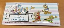 Disney Three Caballeros pin set Donald Jose Panchito