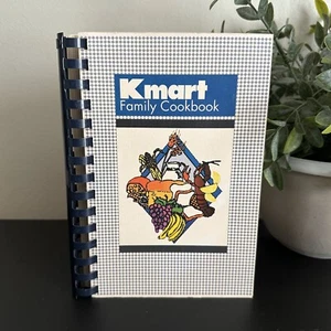 Vintage 1993 KMART FAMILY COOKBOOKS Headquarters Employees Plastic Comb Binding - Picture 1 of 4