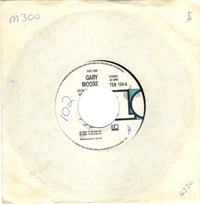 GARY MOORE - OVER THE HILLS AND FAR AWAY b/w CRYING IN THE SHADOWS 7" SINGLE F-G - Picture 1 of 1