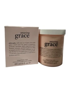 Philosophy Amazing Grace Whipped Body Creme Cream 16 oz NEW - Picture 1 of 2