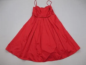 DAVID'S BRIDAL Women's Size 4 100% Cotton A-line Formal Pink Tea Dress - Picture 1 of 9