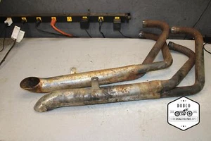 1974 Honda CB750 Four AFTERMARKET 4 INTO 2 EXHAUST PIPE 1702.AAF - Imagen 1 de 13