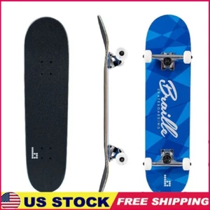 Complete Skateboard 31 x 7.75 Inch 7-Ply Maple Deck ABEC-7 Bearings All Levels - Picture 1 of 10