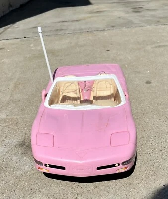 Barbie Coche Corvette 2001 Rosa Claro Sin Mando a Distancia Foto 1 de 4