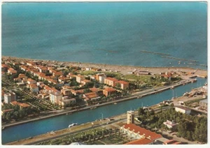 PORTO GARIBALDI - FERRARA - PANORAMA E PORTO CANALE - VIAGG. 1963 -95762- - Picture 1 of 1