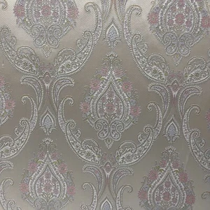 Victorian Damask Jacquard Fabric, 54" Wide, for Upholstery Window, Sold by Yard - Picture 1 of 10
