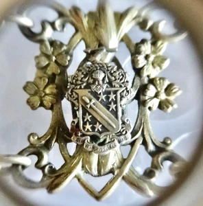 pHI DELTA THETA FRATERNITY COAT OF ARMS NECKLACE CHOKER VINTAGE JEWELRY neocurio - Picture 1 of 11