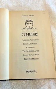 O. HENRY SHORT STORIES -AMARANTH PRESS - Picture 1 of 4
