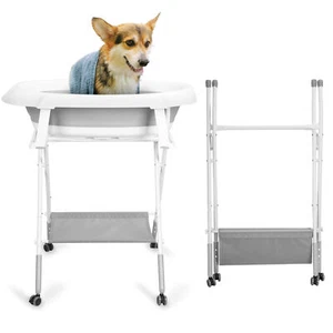 Bañera para perros Estación de lavado para perros Bañera plegable para mascotas para - Imagen 1 de 22