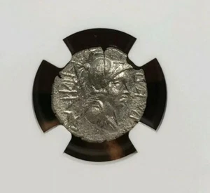 Caria, Halicarnassus 150-50BC. Helios/Athena Ancient Greek Silver Drachm. NGC VF - Picture 1 of 3