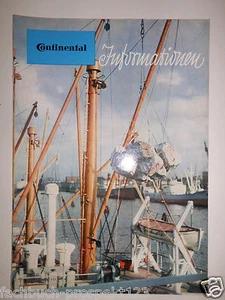 INFORMACIÓN ORIGINAL CONTINENTAL 7/1955 NEUMÁTICOS HANNOVER PUBLICIDAD COLECCIONISTAS ANTIGUOS  - Imagen 1 de 4
