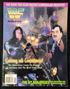 WWF Magazin NOVEMBER 1995 The Undertaker Paul Bearer WCW ECW WWE NWO AEW TNA - Bild 1 von 8