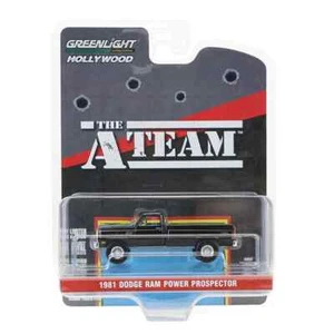 1981 Dodge Power Black Ram Prospector The A-Team Greenlight Hollywood 1:64 - Picture 1 of 3