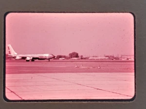 Vintage 35mm Color Film Slide Airplane Airport Scene 1960s USA - Picture 1 of 3