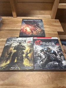 3 Gears of War Strategy Guides - 3, 4 & Judgement Hardcover Collectors Edition - Picture 1 of 12