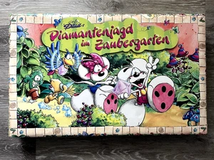 Diddl's Diamantenjagd im Zaubergarten, Brettspiel, spielbar aber unvollständig - Bild 1 von 8