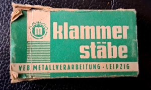 Alte DDR Klammerstäbe Tacker Heft Leipzig 50er 60er Jahre Ostalgie Retro Vintage - Bild 1 von 4