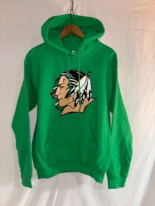 North Dakota Fighting Sioux Hoodie Sweatshirt Herren S Grün Hockey - Bild 1 von 3