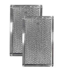 Compatible GE WB6X10359 Microwave Aluminum Grease Replacement Filters (2 Pack) - Picture 1 of 7