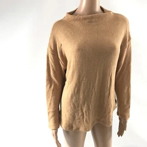 Old Navy Women's Lightweight Sweater Top Size M Longsleeve Tan Beige Knit New - Picture 1 of 6