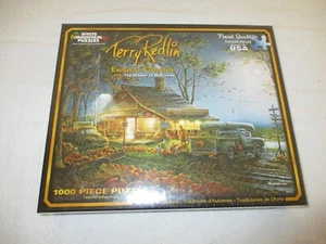 NEW Terry Redlin Autumn Traditions 1000 Pc Puzzle White Mountain Fall Pumpkins - Picture 1 of 2
