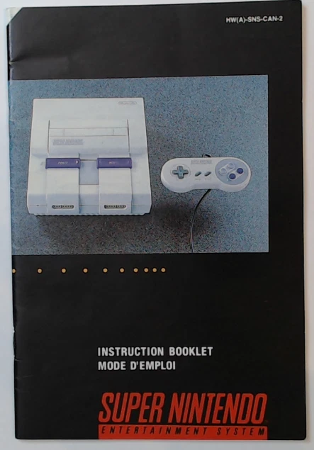 Manual Only - Very Good - Super NES System - Image 1 of 1