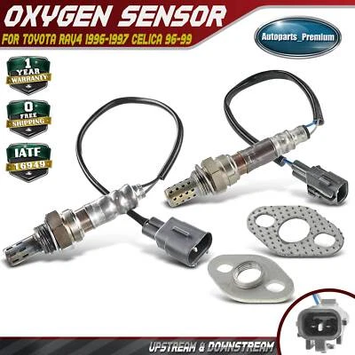 2x Upstream & Downstream O2 Oxygen Sensor for Toyota RAV4 1996 1997 Celica 96-99 - Image 1 of 4