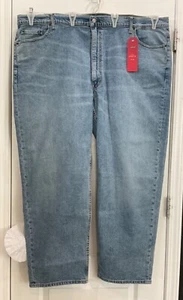 Jeans uomo Levi Strauss 550 taglia W52 X L32 blu lavaggio chiaro nuovo 27 - Foto 1 di 11