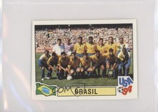 1994 Panini World Cup Album Stickers International Version 444 Black Back Brazil