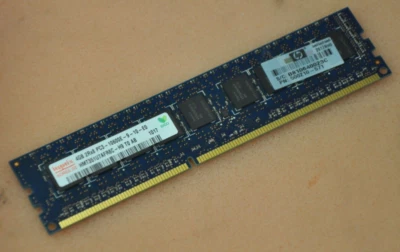 HP 4GB RAM 2Rx8 PC3-10600E (DDR3-1333) Unbuffered ECC CAS-9 Memory 500210-571 - Image 1 of 4