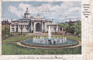 Baviera cartolina privata PP 15 C 12-40 - esposizione sportiva Monaco 1899, necessità - Foto 1 di 2