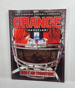 Floyd Little Signed 2011 Syracuse University Football Yearbook + Marrone Gedney - Picture 1 of 5
