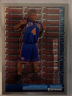 2005-06 Bowman Chrome NBA Basketball ROOKIE Card #124 Nate Robinson - Image 1 of 2