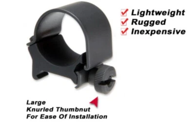 GG&G GGG1195 - 1" Inch Diameter Aluminum Flashlight Mounting Ring - GGG-1195 NEW