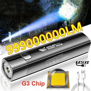 2 IN 1 990000LM Ultra Bright G3 Tactical LED Flashlight Torch Light Outd XM Bf