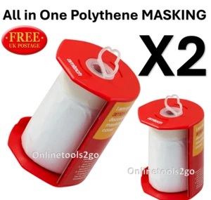 2 x Dekorateur Abdeckband Schneider Polyethylen Fenster Türen Lackschutz - Bild 1 von 4