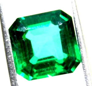 5.40Ct Natural Certified Ceylon Fancy Green Spinel Asscher Cut Loose Gemstone - Imagen 1 de 7