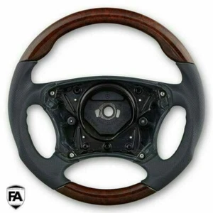 Mercedes Benz Edelholzlenkrad Sport S-Klasse W220 CL W215 Nappa Wurzelholz - Bild 1 von 3