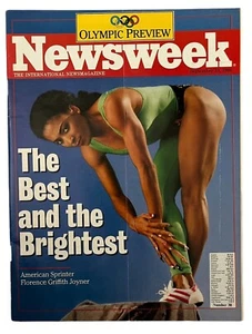Florence Griffith Joyner on cover NEWSWEEK International Magazine Sep 19 1988 - Picture 1 of 2